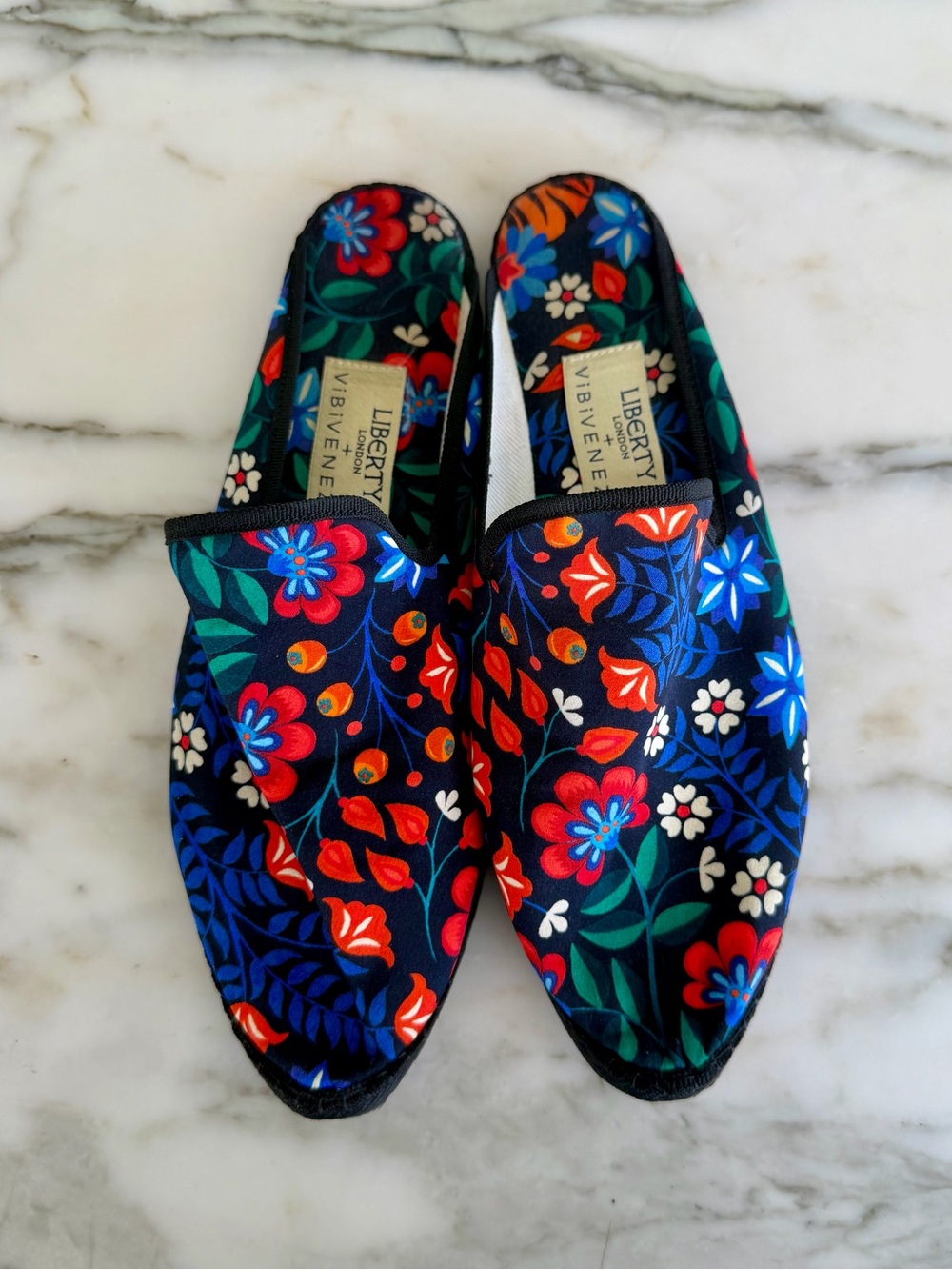 Liberty London × Vibi Venezia floral Friulana slipper